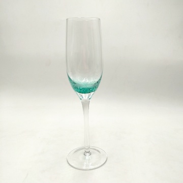 high quality goblet stemless wine glass with bubble