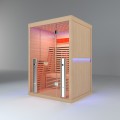 Sala de Sauna de Luxo de Luxo Hemlock de Hemlock Canadense de 2 pessoas