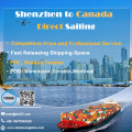 Fret maritime de Shenzhen au Canada