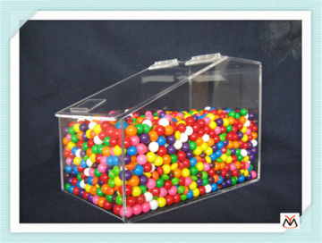 big acrylic candy box,clear acrylic candy dispenser with lid
