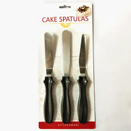 3pcs Cake Decorating Tool Spatula