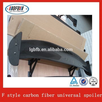 1380 mm F style universal car spoiler carbon fiber rear trunk spoiler