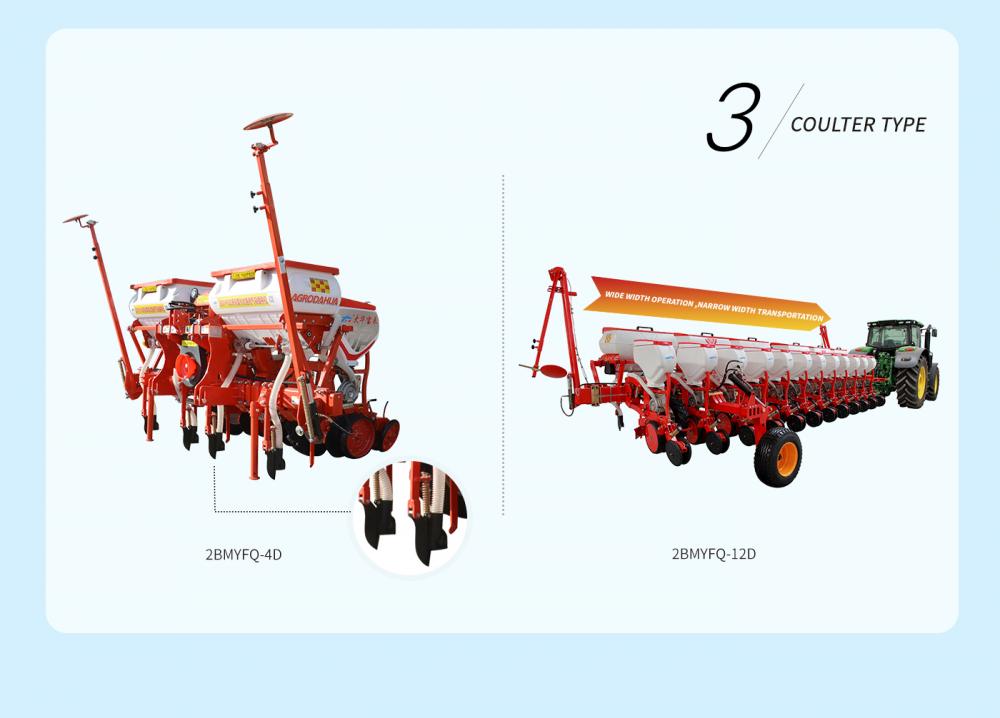 Planting Machines With Different Horsepower Ranges