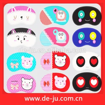 China Manufacture Lovely Cat Printing Lace Mask Lace Coat Cat Eye Mask