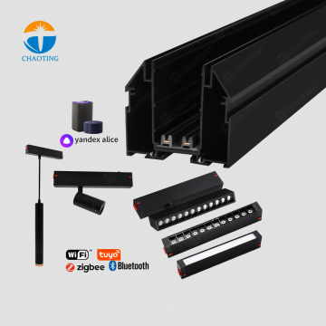 Magnet Spot Light: Tuya App Controlled Bluetooth WiFi Track Lamps for Stretch Ceilings