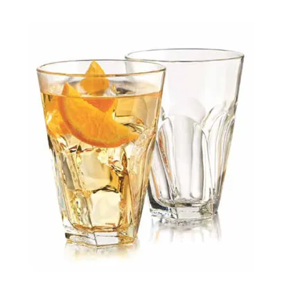 Engraved 315ml Diamond Whisky Tumbler Glass