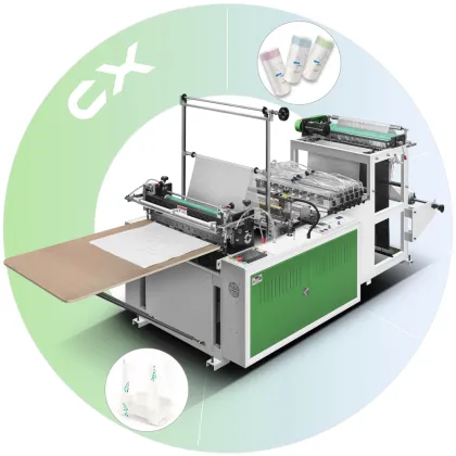 Computer Heat-Sealing and Cold-Cutting Plastic Bag Making Machine CX-600