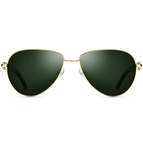 Luxury Buffalo Horn Sunglasses Aviators Black Buffalo Horn Sunglasses Factory