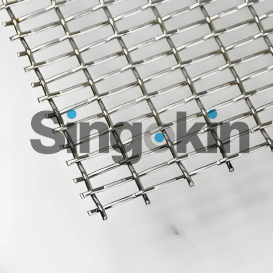 Stainless Steel Corrugated Wire Mesh Plain Woven Metal Mesh