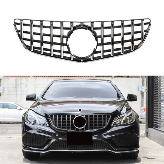 GT Style Front Bumper Grille for Mercedes-Benz E-Class Coupe W207/C207 2014-2016