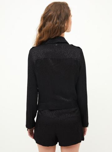 Ladies black casual fashion suit jacket