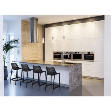 Modern Plastic Mesh Air Bar Chair