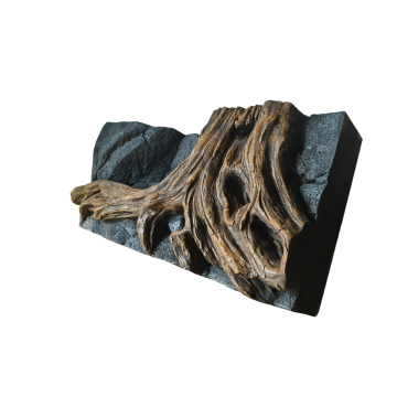 Painel de fundo das raízes de árvores criativas