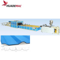 High capacity UPVC hollow corrugated roof tile making machine