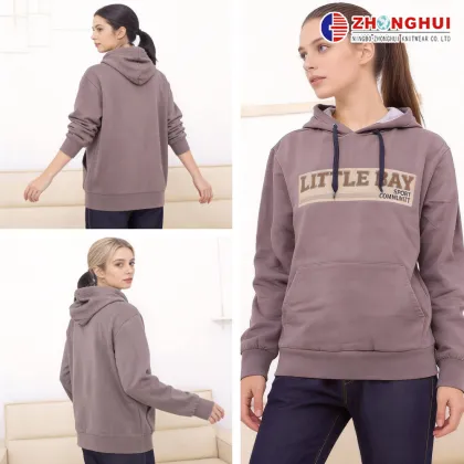 Mocha Brown Vintage Washed Hoodie