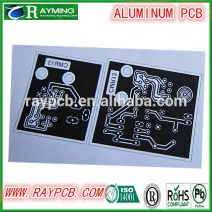Aluminum metal core Black silkscreen 5oz high WMK pcb
