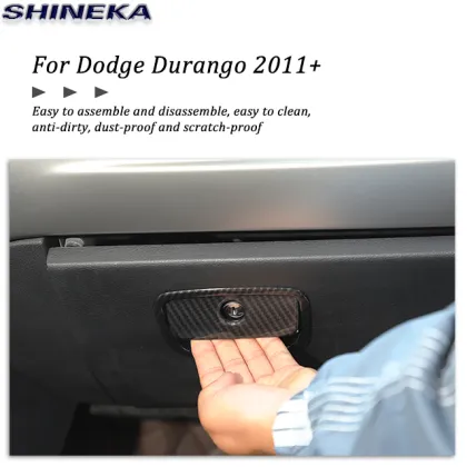 Carbon Fiber Co-Pilot Storage Box for Dodge Durango 2011