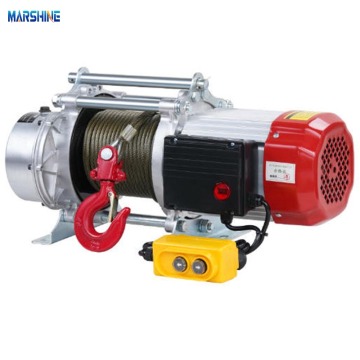 1T Electric Wire Rope cable drum winch