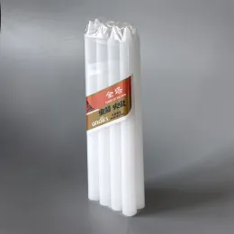 Custom Size Paraffin Wax Fluted Pillar Candle Household