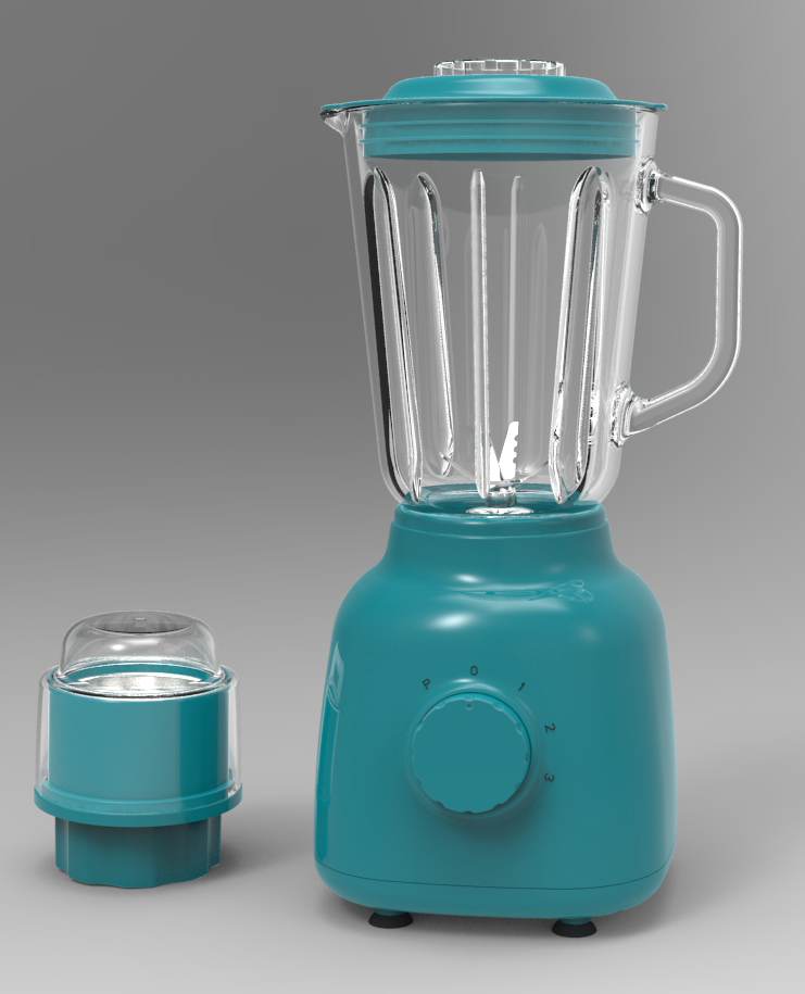 300W 1.5L plastic blender with grinder