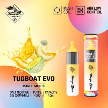 Tugboat EVO Roxo Chuva Descartável 4500Puffs Vape UAE