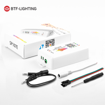 SP107E RGB LED Music Bluetooth Controller لشرائط LED الرقمية