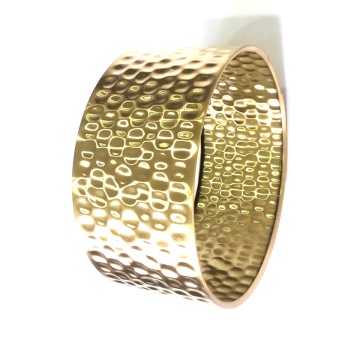 Hammered Brass Snare Drum Shell 14x5.5/6.5 Inch