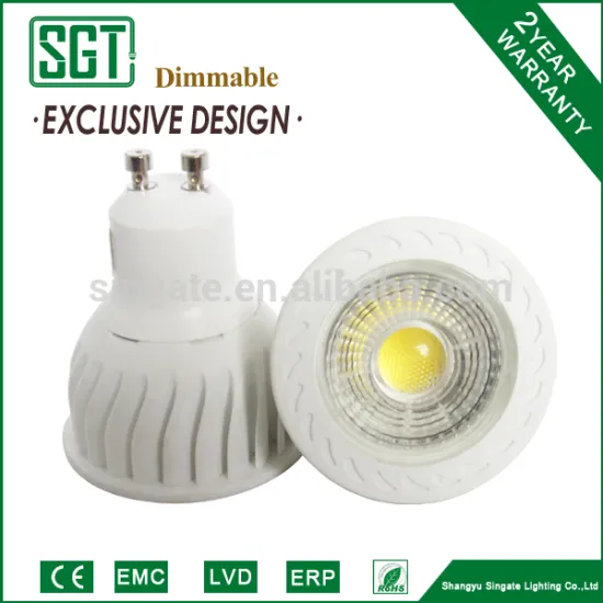 Dimmable 6w cob IC DRIVER beam angle 100 gu10 gu5.3 led trimless garden spot light lamp lighting