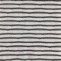 Black White Stripe Jacquard Fabric