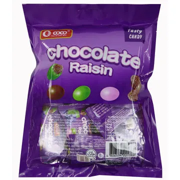 Low-fat Chocolate chocolate raisin candy