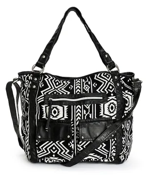 Fashion tribal fabric woven tote bag