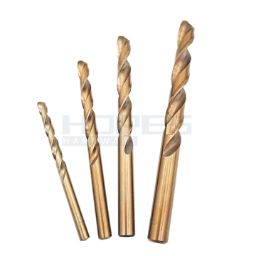 HSS M35 Co High Hardness Drill Bits 1.0-20mm Parallel Shank for Stainless Steel & Metal Drilling