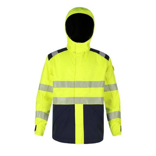 FR High Vis Winter Jacket Ασφυγοκυμνόμενα Αδιάβρανα μπουφάν