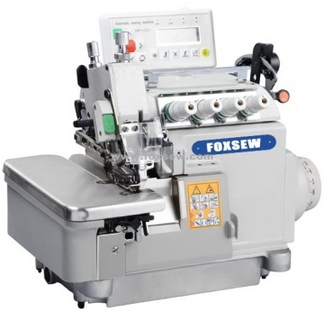 Macchina da cucire per overlock con alimentazione superiore e inferiore completamente automatica