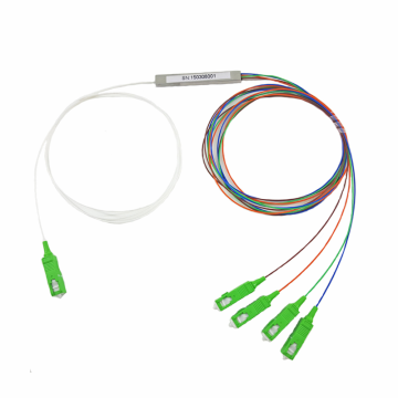 Mini Type Optical Fiber Splitter 1X4