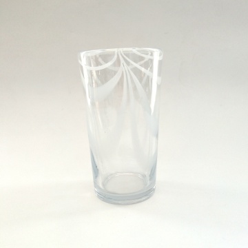 conjunto moderno de copo de vidro hiball