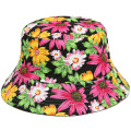 Fashion topi ember bunga kustom untuk dijual