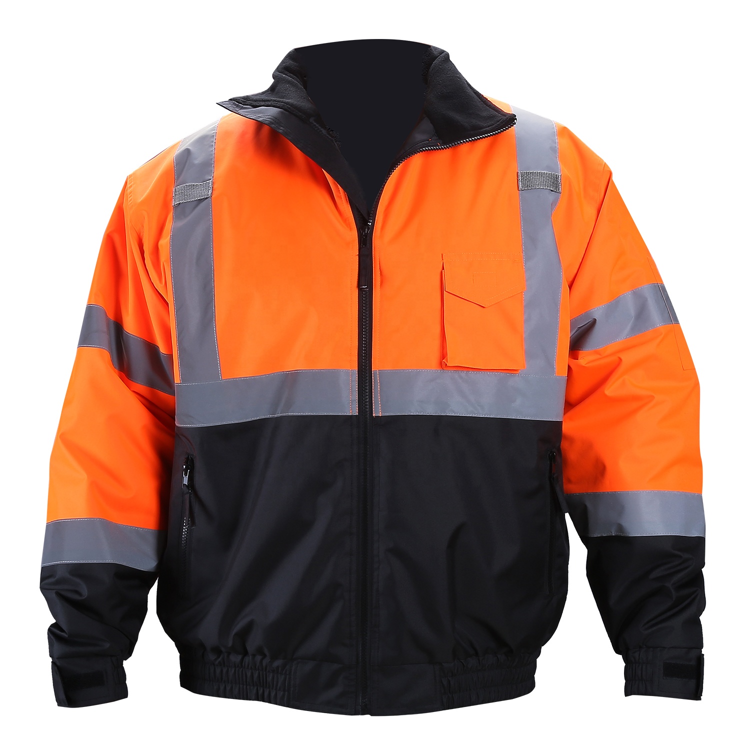 Giacca riflettente ANSI Classe 3 300D Ripstop Fleece