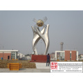 City Outdoor Stainless Steel Sculpture