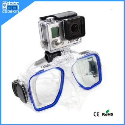 High quality cheap gopro mount diving mask for gopro camera