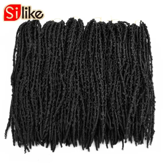 Pre-Twisted Butterfly Locs Crochet Hair 16inch Butterfly locs Synthetic braiding Hair Extension Pre looped Butterfly Faux Locs