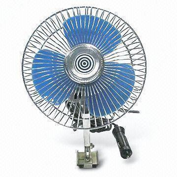 6 Inches Full Sealed Car Fan with 60 Grills, Screw Mounting, Available in Blue