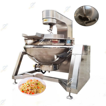 เครื่องทำอาหารไฟฟ้าอัตโนมัติสำหรับร้านอาหาร: ผักและเนื้อต้มการผสมและหม้อปรุงอาหาร
