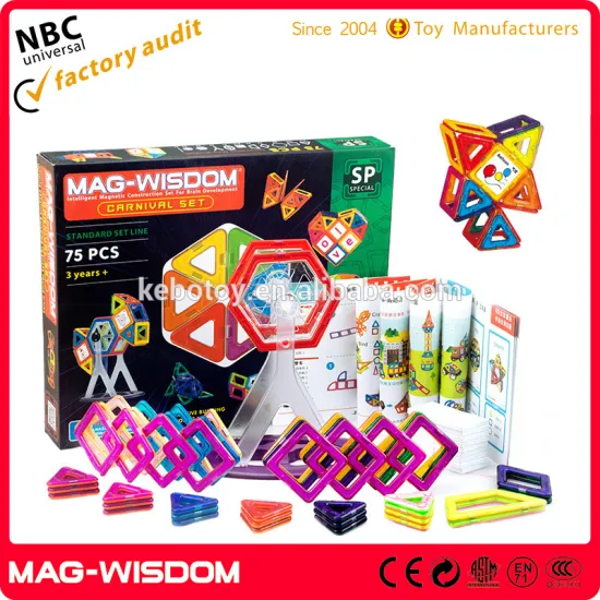 2016 magformers mag-wisdom 75pcs series Kids toys children toys kit