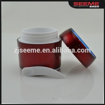 double wall face cream plastic jars in stock