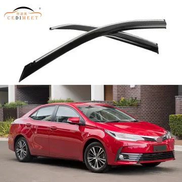 Factory Black Car Rain Shield Guard Visor for Corolla 2007-2013