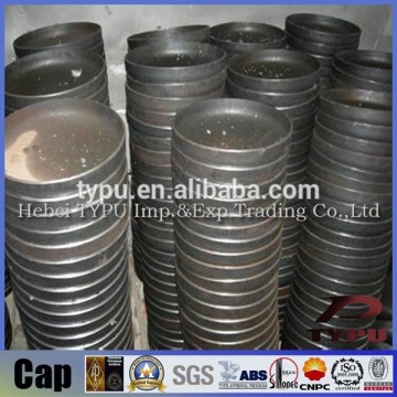 Large Diameter Butt Welded Carbon Steel pipe end protection caps