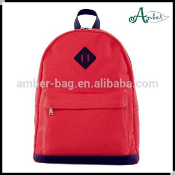 Unisex Classic design canvas backpack,school bag for teenager in China