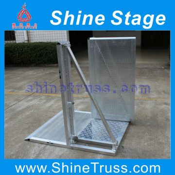 open door aluminum barrier concert barrier