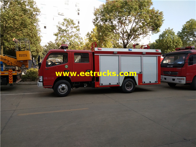 4m3 Double Cabin Fire Trucks